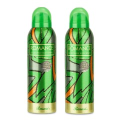 2 X Deo - Rasasi Romance Pour Femme 200 ml for Women Deodorant (Retail Pack)