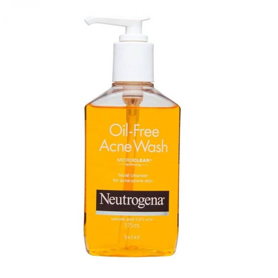 Face Cleanser Neutrogena Oil-Free Acne Wash 175 ml Women (Retail Pack)