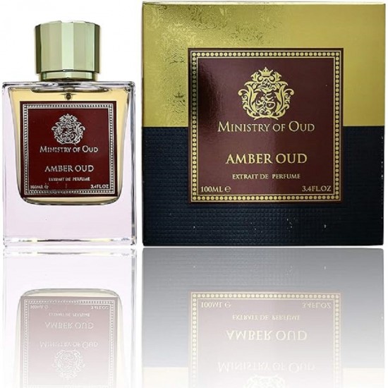 Paris Corner Ministry of Oud Amber Oud 100 ml Men EDP Perfume (Retail Pack)