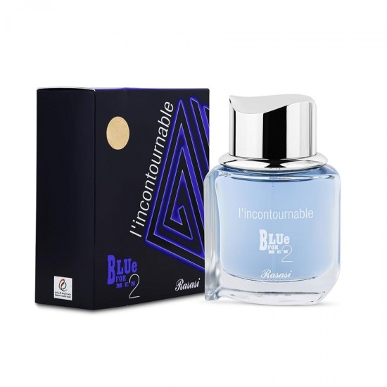 Rasasi I'incountrable Blue 2 100 ml EDT for men perfume (Retail Pack)