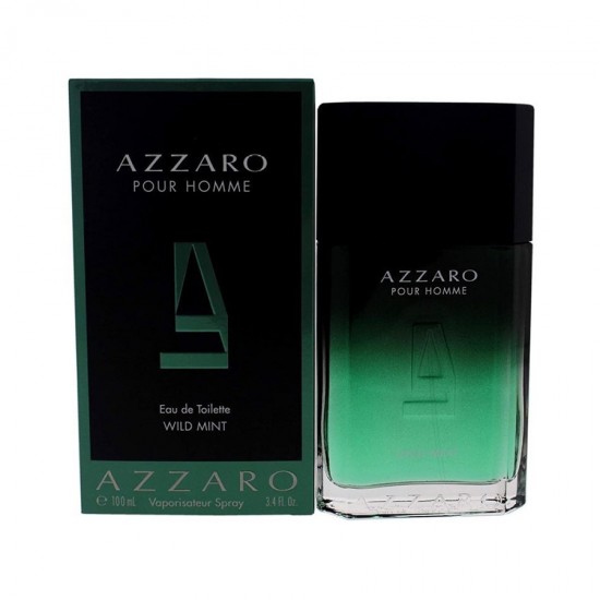 Azzaro Pour Homme Wild Mint 100 ml for men perfume EDT (Retail Pack)
