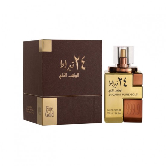 Lattafa 24 Carat Pure Gold100 ml EDP for men perfume (Outer Box Damaged)