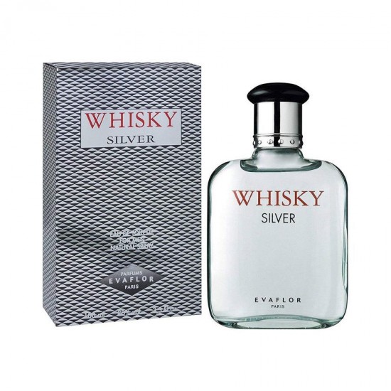 Evaflor Whisky Silver 100 ml for men perfume (Retail Pack)
