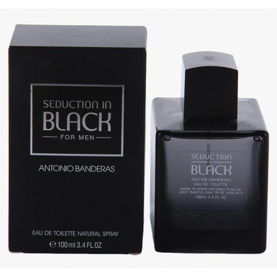 Antonio Banderas Black Seduction 100 ml Edt for men perfume (Retail Pack)