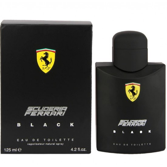 Ferrari Scuderia Black 125 ml for men perfume (Outer Box Damaged) (Retail Pack)