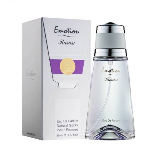 Rasasi Emotion 50 ml eau de parfum (EDP) for women perfume (Retail Pack)